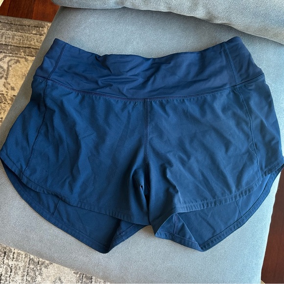 Lululemon Speed Up Shorts 4” True Navy Size 6 - Picture 4 of 7